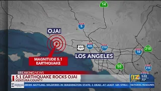 5.1 magnitude earthquake in Ojai