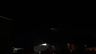 Space x NASA crew  flying  in the sky  after launch, Clinton South Carolina..