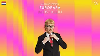 Joost Klein - Europapa (Karaoke Video)