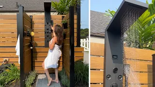 EASIEST OUTDOOR SHOWER BUILD