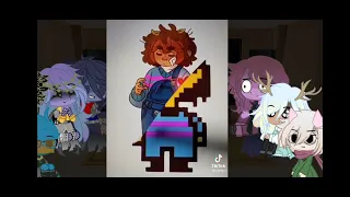 Deltarune react to Kris + Snowgrave | My AU (Multigrave)