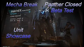 Mecha Break CBT || Panther Unit Showcase