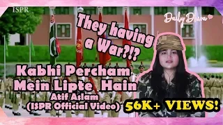 Indonesian Girl's Reaction to Kabhi Percham Mein Lipte Hain | Atif Aslam ISPR Official Video