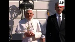 WRAP Huge crowd at White House for Pope's 81st birthday ADDS sots