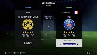 Lets Simulate FC 24 Champions League Halbfinale Borussia Dortmund VS PSG