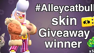 #alleycatbullgiveaway winner announced | Brawl stars