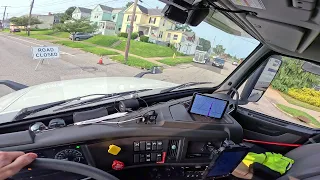 Road Closed In Erie, PA Messes This Truck Driver All Up!