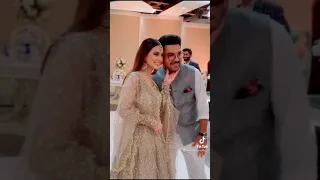 Iqra aziz ..Yasir hussain.. at minalkhan wedding.. #iqraaziz  #iqrayasir #yasirhussain