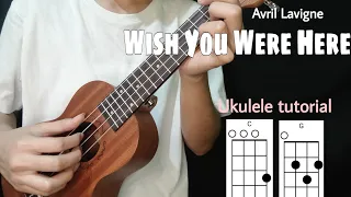 Avril Lavigne - Wish You Were Here UKULELE TUTORIAL (EASY 4 CHORDS)