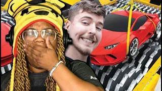 Lamborghini Vs World's Largest Shredder by MrBeast AyChristene Reacts