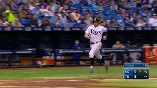 KC@TB: Franklin extends Rays' with single to center