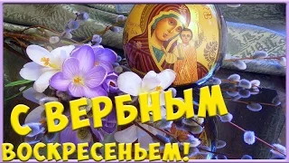 Вербное воскресенье музыкальная открытка поздравление футаж  2