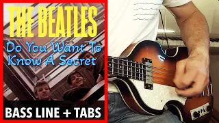 The Beatles - Do You Want To Know A Secret /// BASS LINE [Play Along Tabs]