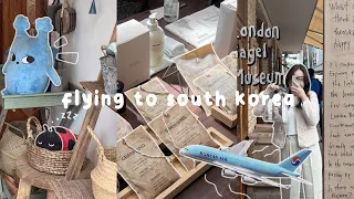 seoul vlog 🛫 shopping at hongdae, what i ate on korean air, bukchon hanok village, olive young haul