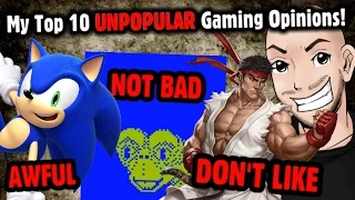 [OLD] Top 10 Unpopular Gaming Opinions! - Caddicarus