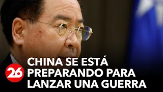 Taiwán advirtió que China se está preparando para lanzar una guerra