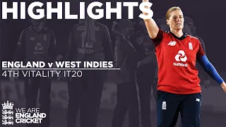 England v West Indies - Highlights | Jones Hits 55 From 37 | 4th Vitality IT20 2020