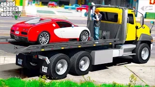 РЕАЛЬНАЯ ЖИЗНЬ В GTA 5 - У ГАРВИНА ЭВАКУИРОВАЛИ BUGATTI VEYRON ЗА НЕПРАВИЛЬНУЮ ПАРКОВКУ! 🌊ВОТЕР