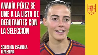 María Pérez se une a la lista de debutantes con la Selección Española Femenina | 🔴 SEFUTBOL