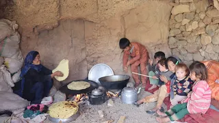 Twin Children Live in a Cave in Difficult Condition Like 2000 Years Ago | Village life  Afghanistan