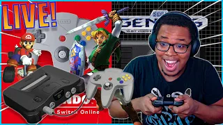 Nintendo Switch Online Expansion Pack | N64 + Sega Genesis Games with Viewers -  HYPE PARTY!