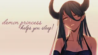 [ASMR] Demon Princess Helps You Sleep! [Ear Cleaning] [Headpatting] [Soft Spoken Personal Attention]