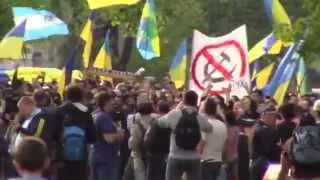 27 квітня 2014 р. Харків. Марш ультрас "Дніпра" і "Металіста", ч.7