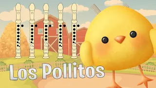 Little chicks are squeaking on Recorder with NOTES EXPLAINED ►Easy Songs for Beginners