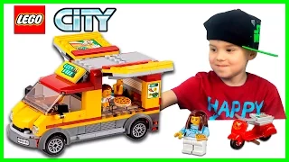 Игрушки Лего Сити Пиццерия Видео для детей Lego City Pizza Delivery