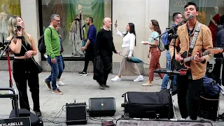 Kylabelle Joins Jacob Koopman for "Valerie" on Grafton Street. (Amy Winehouse & Mark Ronson) cover.