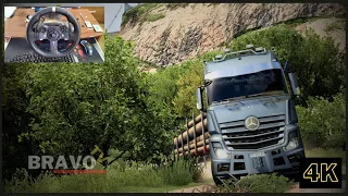 ets 2 4K Mercedes Actros/Realistic Delivery-Euro Truck Simulator 2 | Logitech G29 Gameplay