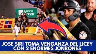 INCREIBLE! Jose Siri Toma Vengaza Del Licey Con 2 Enormes Jonrones