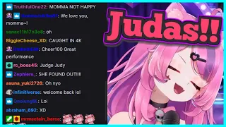 Ironmouse got caught singing "Judas" by IronMom