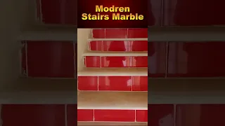 Technology and Technical Construction Stairs Stone Granite | Red White Marble Look