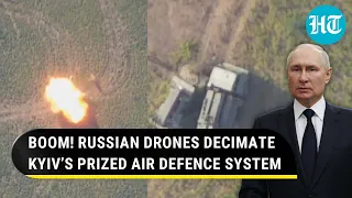 On Cam: Russian Strike Destroys Ukraine's Only Prized Skyguard/Aspide Air Defence System | Watch