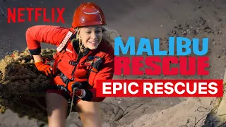 The Most Epic Rescues from Malibu Rescue 🏄‍♀️ Netflix After School