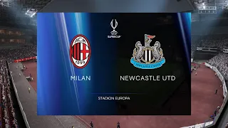 AC Milan U19 vs Newcastle United U19 (19/09/2023) UEFA Youth League FIFA 23