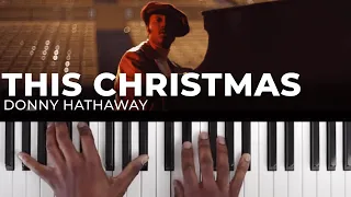 THIS CHRISTMAS - Donny Hathaway (Chris Brown) | Piano Tutorial (R&B Soul)