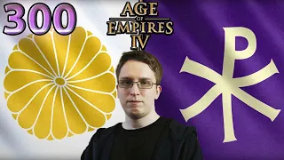 Jubiläum mit DLC Civs - RecoN (Japaner) vs WhyITired (Byzantiner) - Age of Empires 4 - Cast 300