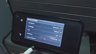 How to set a static IP address on HP OfficeJet Pro X576dw MFP