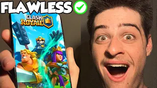 Beating Clash Royale Without Taking Damage