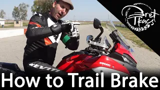 How to trail brake on the street