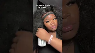 HOW I STYLE MY CURLY WIGS ❤️‍🔥Sterly Hair ✨ #frontal #wigs #wiginfluencer #babyhair