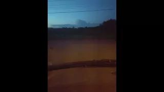 Lightning inside a cloud