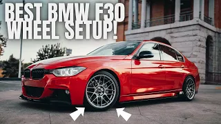 BEST BMW F30 WHEEL SETUP! (NEW WHEELS!)