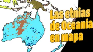 El mapa étnico de Oceanía | y sus detalles