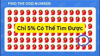 Thử Tài Tinh Mắt Tìm Số | Chỉ 5% Người Chơi Tìm Được|  Find The Odd Number | Quiz Bee