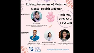 Raising Awareness of Maternal Mental Health Webinar