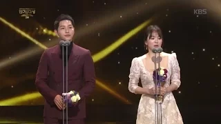 2016 KBS 연기대상 2부 - [KBS 연기대상] 2016 연기대상 ‘태양의 후예‘ 송송커플 송중기·송혜교 ‘대상‘ 수상.20161231