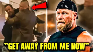 Brock Lesnar Flips Out On Paparazzi...